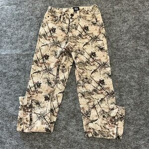 BDG Cream Pine Print Slim Straight Jeans BBB